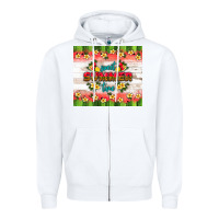 White sweet summer time Zipper Hoodie - HRA Design Shop