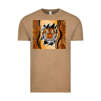 Tiger Scratch Mark Vintage Tee | Teevron