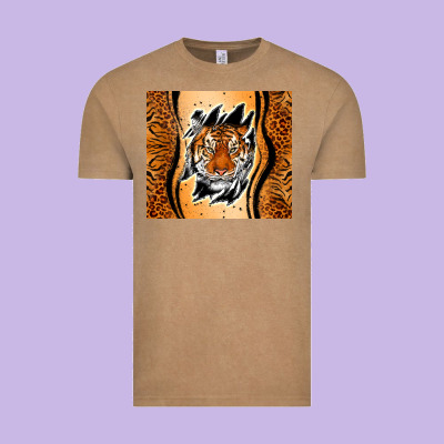 Vintage Tee tiger scratch mark