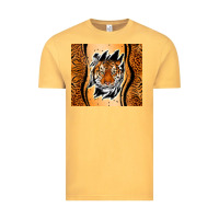 Vintage Mustard tiger scratch mark Vintage Tee - RanaPortraitStore
