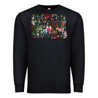 Black just a girl who loves christmas Premium Sweatshirt - AdoDesignShop