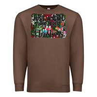 Chestnut just a girl who loves christmas Premium Sweatshirt - AdoDesignShop