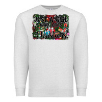 Oatmeal Heather just a girl who loves christmas Premium Sweatshirt - AdoDesignShop