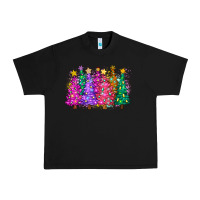 Black christmas trees and lights Urban Heavy Tee - Zillion Design Studio