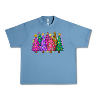 Pebble Blue christmas trees and lights Urban Heavy Tee - Zillion Design Studio