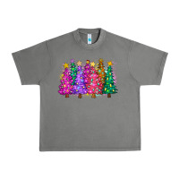 Christmas Trees And Lights Urban Heavy Tee | Teevron