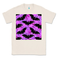 Natural halloween bat and stars seamless pattern Classic Tee - BundleAndBundleShop