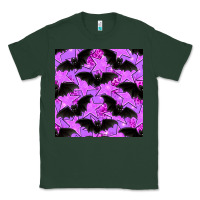 Halloween Bat And Stars Seamless Pattern Classic Tee | Teevron