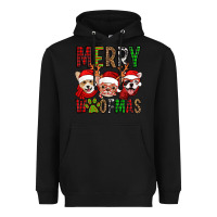 Black merry woofmas dogs Heavyweight Hoodie - Jasminsmagicworld