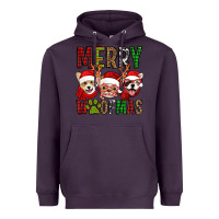 Plum merry woofmas dogs Heavyweight Hoodie - Jasminsmagicworld