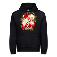Black believe christmas santa claus Urban Hoodie - MaliasSmallBusiness