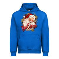 Cobalt believe christmas santa claus Urban Hoodie - MaliasSmallBusiness