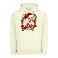 Pigment Pistachio believe christmas santa claus Urban Hoodie - MaliasSmallBusiness