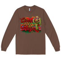 Chestnut Cinco de Mayo Cactus Long Sleeve Tee - texasbilliewilder