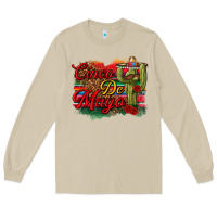 Mushroom Cinco de Mayo Cactus Long Sleeve Tee - texasbilliewilder