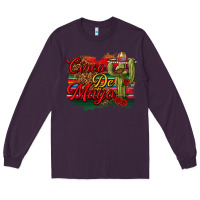 Plum Cinco de Mayo Cactus Long Sleeve Tee - texasbilliewilder
