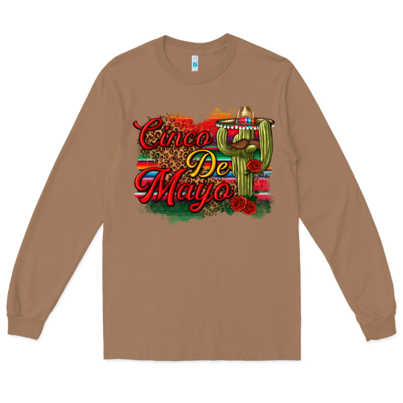 Cinco De Mayo Cactus Long Sleeve Tee by texasbilliewilder | Teevron
