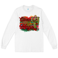 White Cinco de Mayo Cactus Long Sleeve Tee - texasbilliewilder
