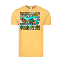 Vintage Mustard texas Vintage Tee - RanaPortraitStore
