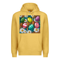 Antique Gold Easter eggs Premium Hoodie - NancyCooperArtShop