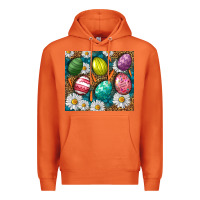 Carrot Easter eggs Premium Hoodie - NancyCooperArtShop