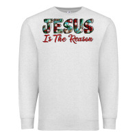 Oatmeal Heather jesus is the reason Premium Sweatshirt - AdoDesignShop
