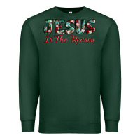 Sports Green jesus is the reason Premium Sweatshirt - AdoDesignShop
