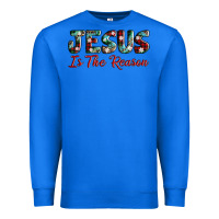 True Royal jesus is the reason Premium Sweatshirt - AdoDesignShop