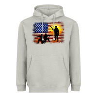 Moon Dust american flag soldier sunset Heavyweight Hoodie - JahusDesignShop