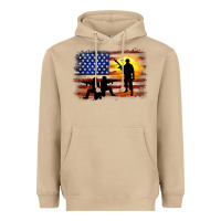 Mushroom american flag soldier sunset Heavyweight Hoodie - JahusDesignShop