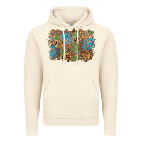Vintage Artic horseshoe leopard gemstone cactus background Vintage Hoodie - AdoDesignShop
