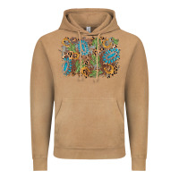 Vintage Camel horseshoe leopard gemstone cactus background Vintage Hoodie - AdoDesignShop