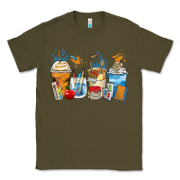 Army Green art teacher coffee cups Classic Tee - Zillion Design Studio