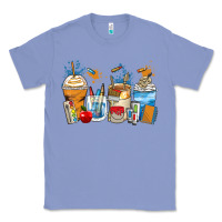 Colony Blue art teacher coffee cups Classic Tee - Zillion Design Studio