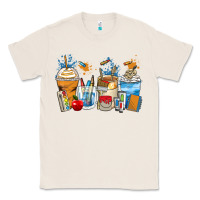 Natural art teacher coffee cups Classic Tee - Zillion Design Studio