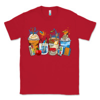 Red art teacher coffee cups Classic Tee - Zillion Design Studio