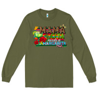 Army Green Mama Cita Needs a Margarita Long Sleeve Tee - texasbilliewilder