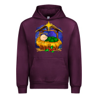 Mauve Wine baby jesus Urban Hoodie - MaliasSmallBusiness