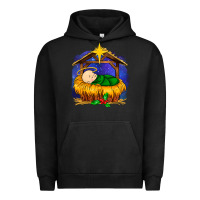 Pigment Black baby jesus Urban Hoodie - MaliasSmallBusiness