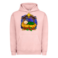 Pigment Salmon baby jesus Urban Hoodie - MaliasSmallBusiness