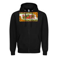 Black watermelon mom license plate Zipper Hoodie - HRA Design Shop