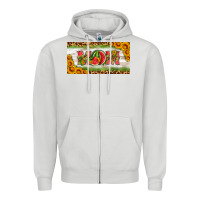Dove Grey watermelon mom license plate Zipper Hoodie - HRA Design Shop
