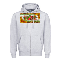 Heather Grey watermelon mom license plate Zipper Hoodie - HRA Design Shop