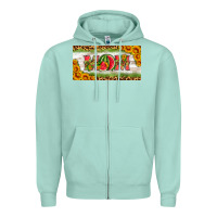 Seafoam watermelon mom license plate Zipper Hoodie - HRA Design Shop