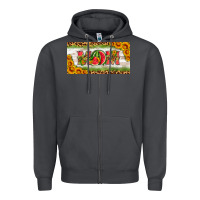 Smoke watermelon mom license plate Zipper Hoodie - HRA Design Shop