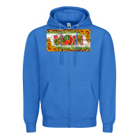 True Royal watermelon mom license plate Zipper Hoodie - HRA Design Shop