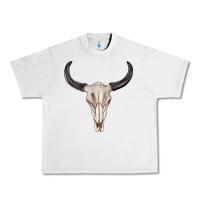 Lunar Rock western bull skull tbw Urban Heavy Tee - texasbilliewilder