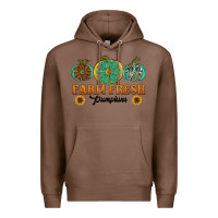 Chestnut Orange glitter pumpkin Premium Hoodie - NancyCooperArtShop