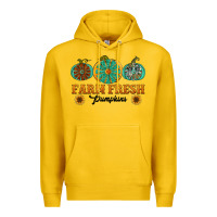 Lemon Orange glitter pumpkin Premium Hoodie - NancyCooperArtShop