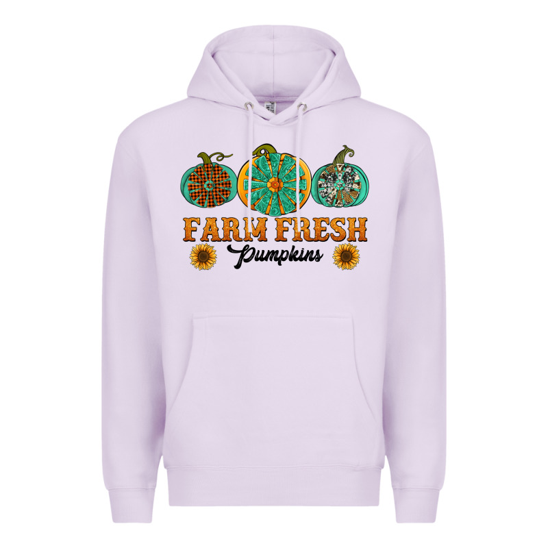 Orange Glitter Pumpkin Premium Hoodie by NancyCooperArtShop | Teevron